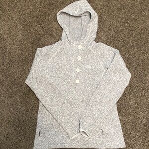 The North Face Light Gray Hoodie